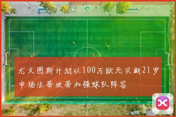 尤文图斯计划以100万欧元买断21岁中场法蒂坎蒂加强球队阵容